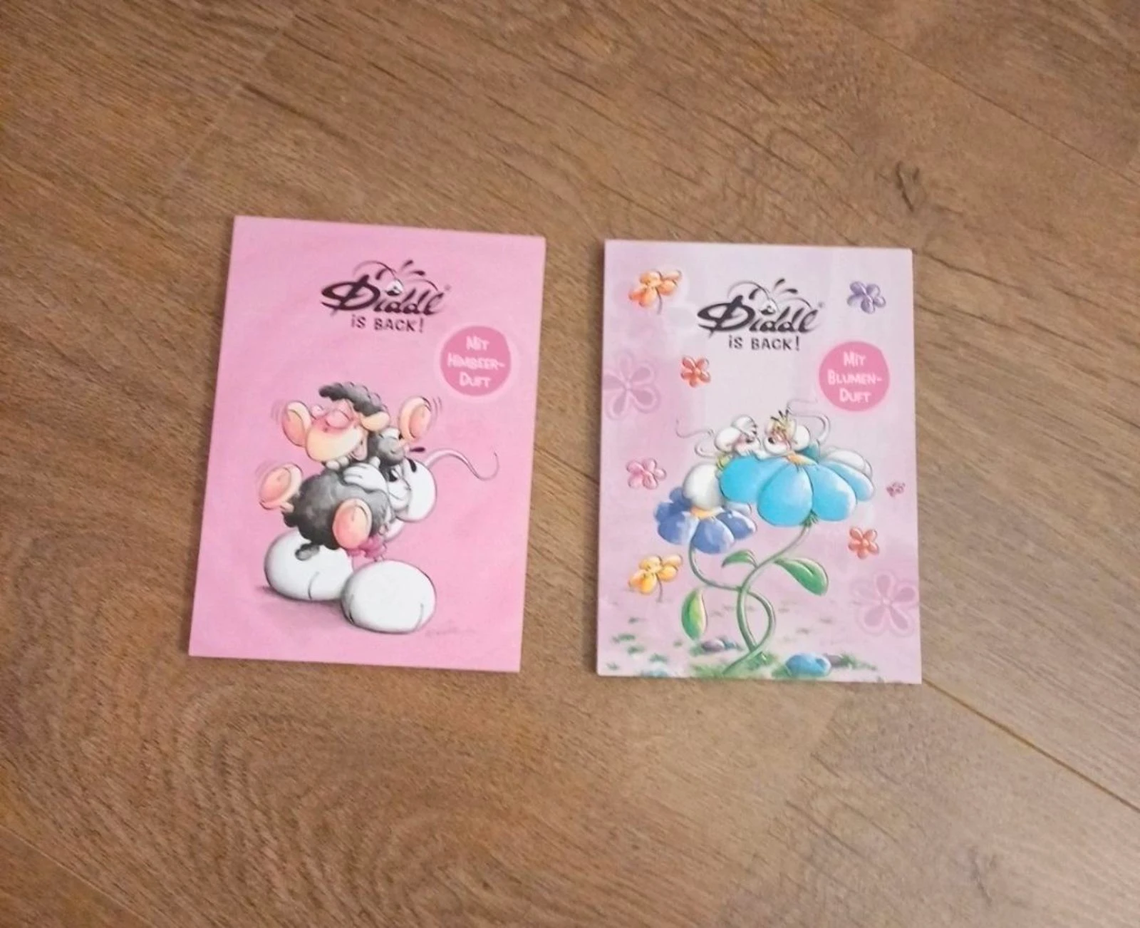 Lot de 2 feuilles diddl is back Allemagne 